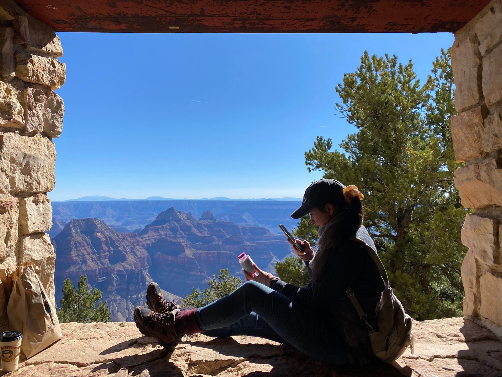 Visiting the North and South Rim of the Grand Canyon in Winter